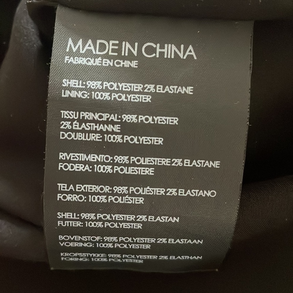 𝅺club MONACO Long Sleeve Dress Round Neck Black/White Floral Print - 00/XXS - Picture 8 of 8